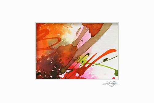 Abstract Floral 2021-2 - Flower Painting by Kathy Morton Stanion by Kathy Morton Stanion