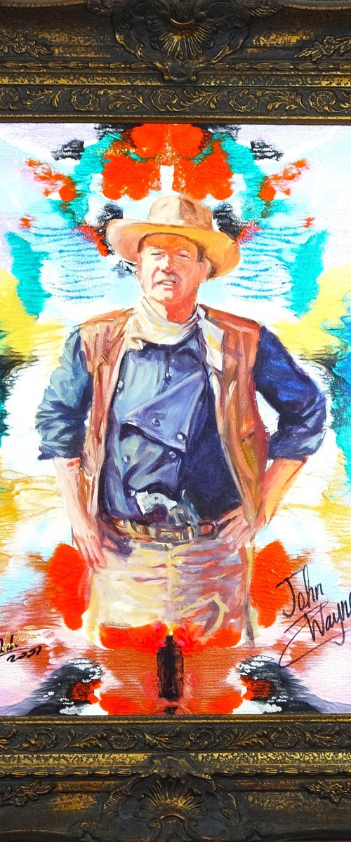 Portrait John Wayne The Duke 902 by Eraclis