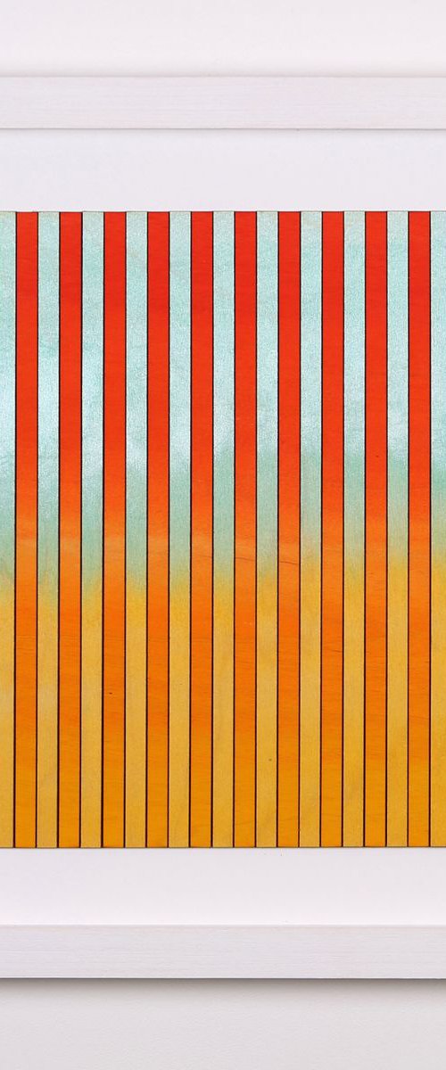 Striped Colour Study One by Amelia Coward