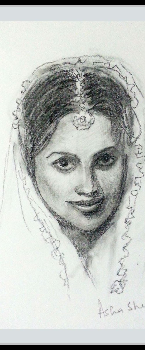 A pretty bride by Asha Shenoy