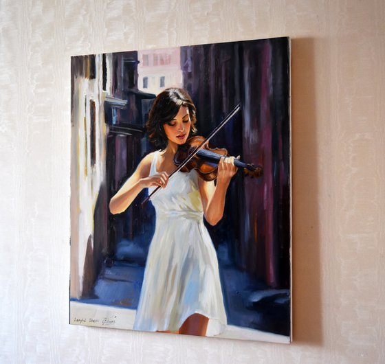 The violin player