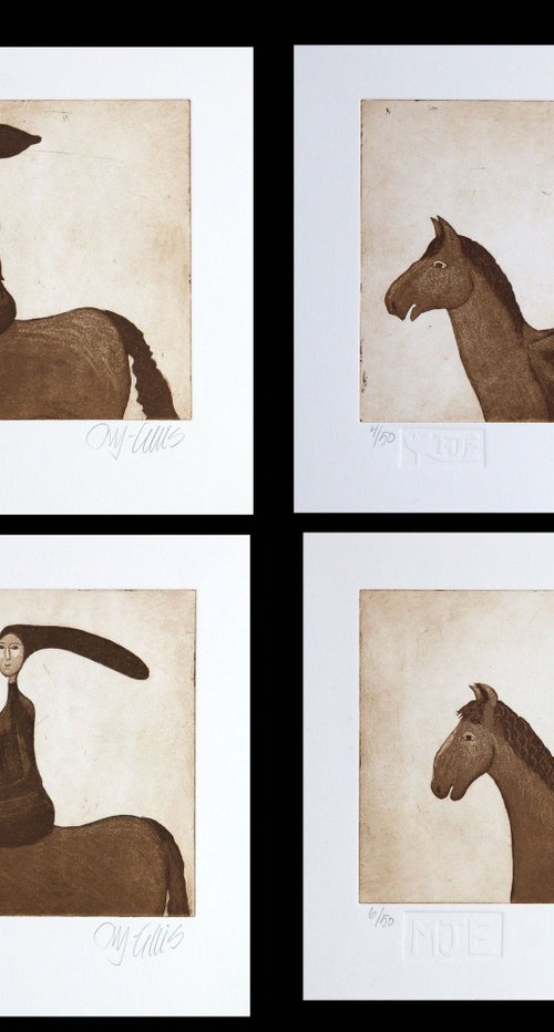 Women on Horseback by Mariann Johansen-Ellis