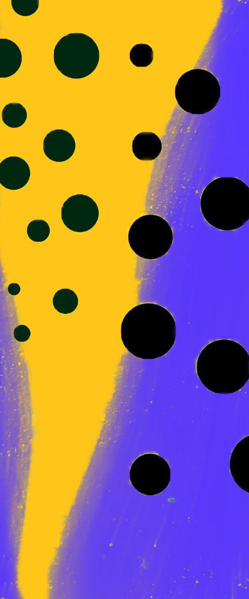 Black Dots - Yellow by CiLA