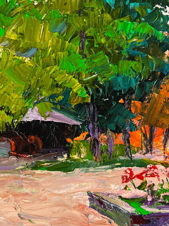 A Walk through the City Park