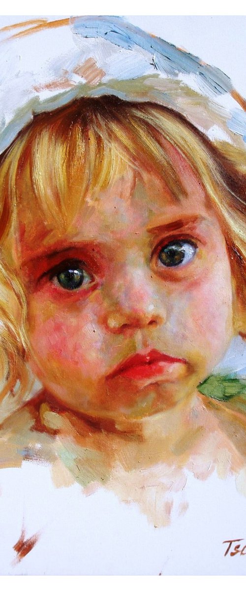 "Child portrait" by Olga Tsarkova by Olga Tsarkova