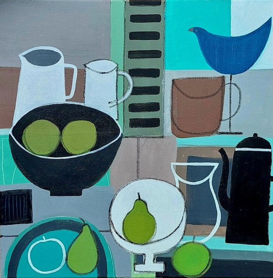 Still Life with a Blue Bird