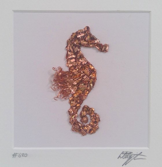 Copper Seahorse #680