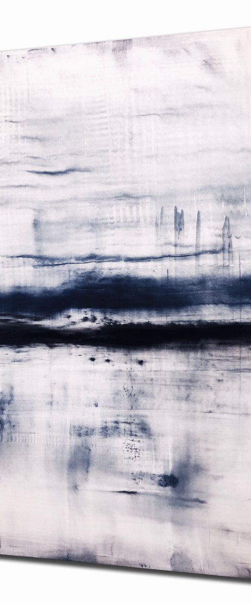 Lightly Black & Blued (36x48in) by Robert  Tillberg