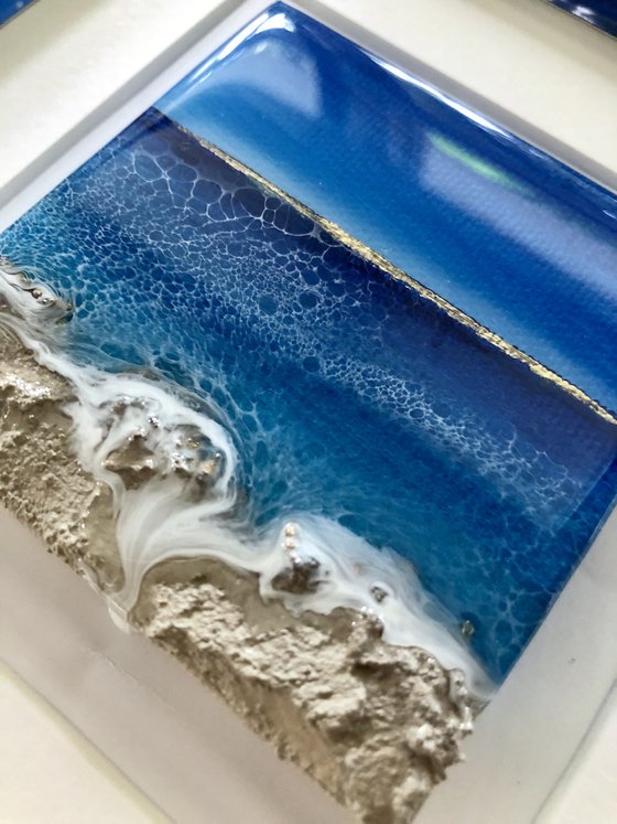 Ocean Waves miniature painting