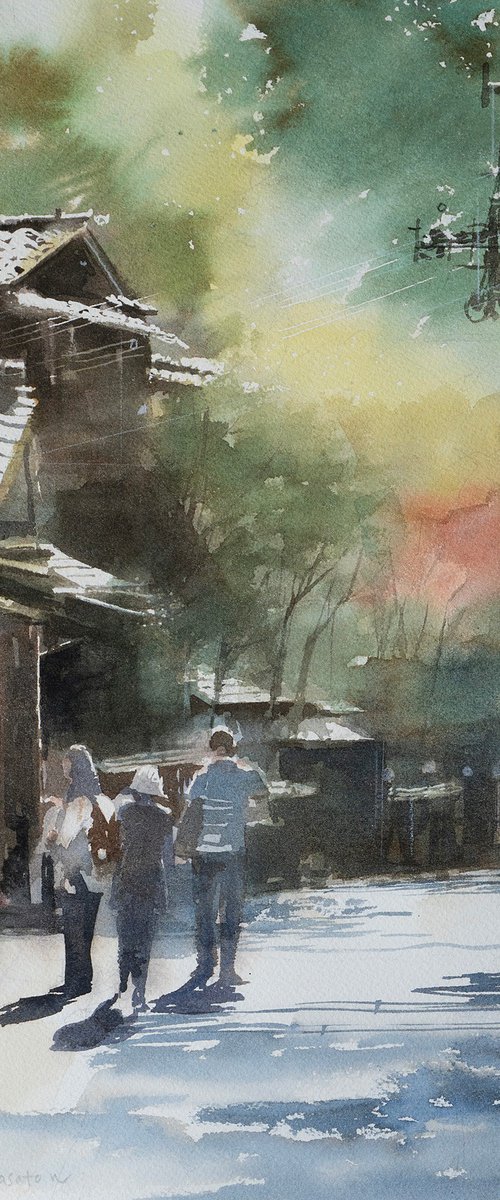 Sunlight and Shadows in Kibune, Kyoto by Masato Watanabe