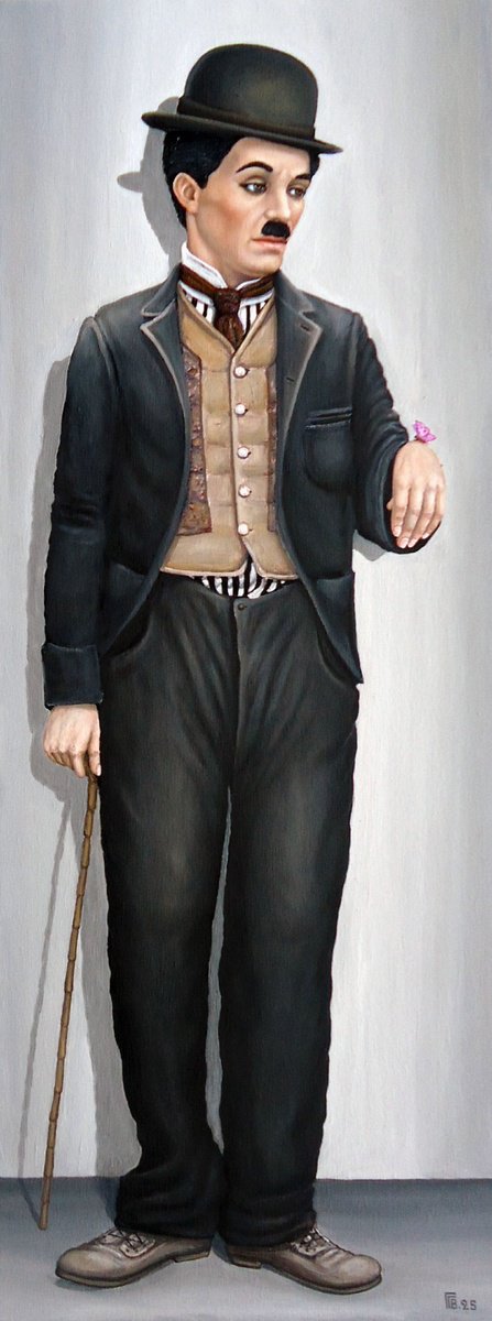 Photorealistic Portrait Oil Painting By Grigor Velev, 14 X 35, A Butterfly For A Dreamer, Original Artwork