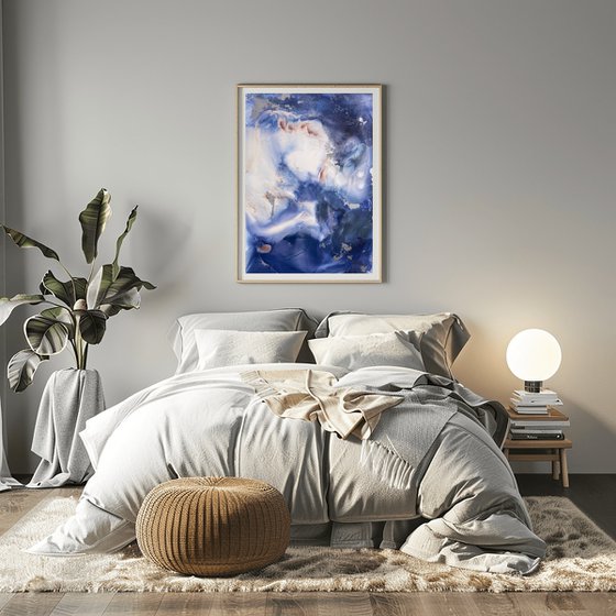 Lavender Abstract Wall Art