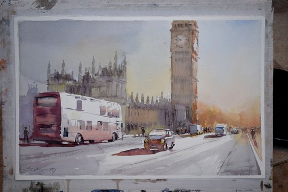 Big Ben sunset 2