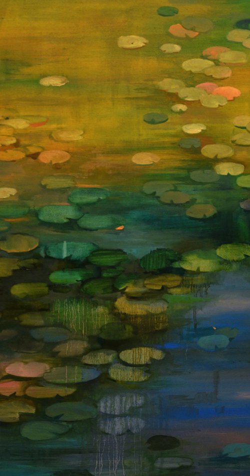 Lily pond. Solstice by Zhanna Kondratenko