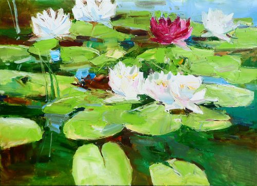"Water Lilies  " by Yehor Dulin