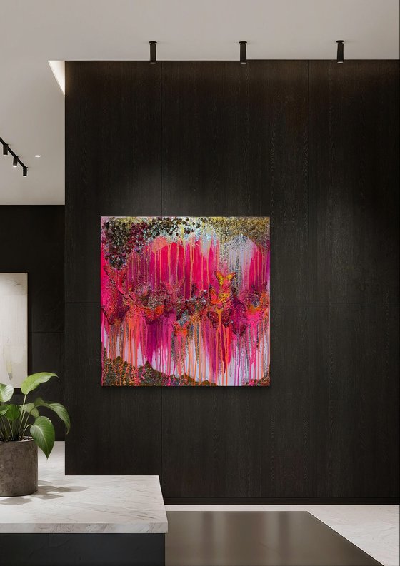 Pink wonder butterflies