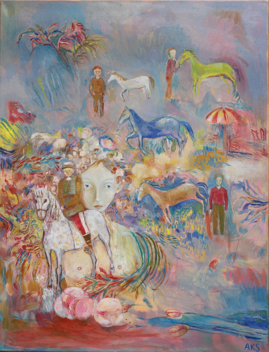 Everyone has their own horse by Aurelija Kairyte-Smolianskiene