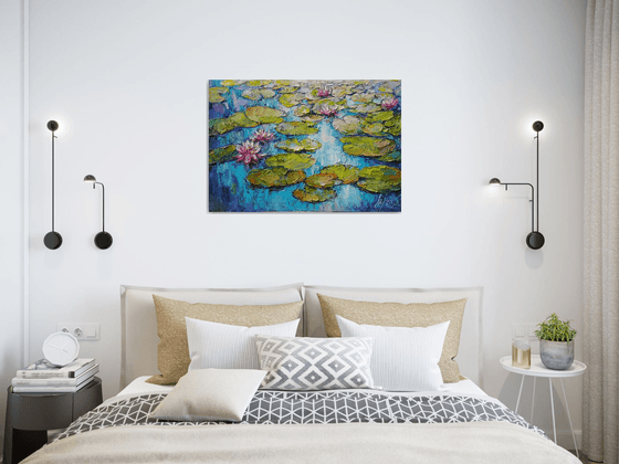 Water lilies pond