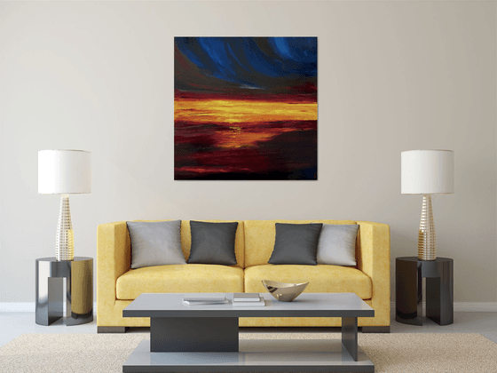 Dramatic sunset