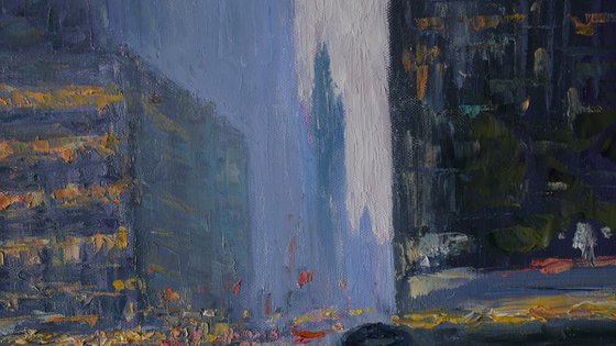 The Rainy Day In New York - New York painting