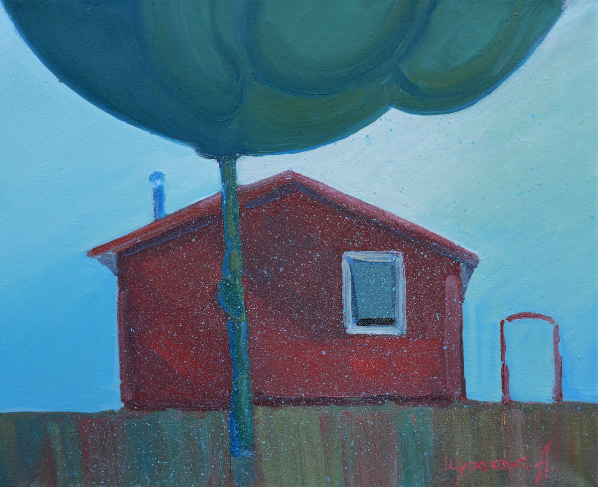 Red house by Anna Shurakova