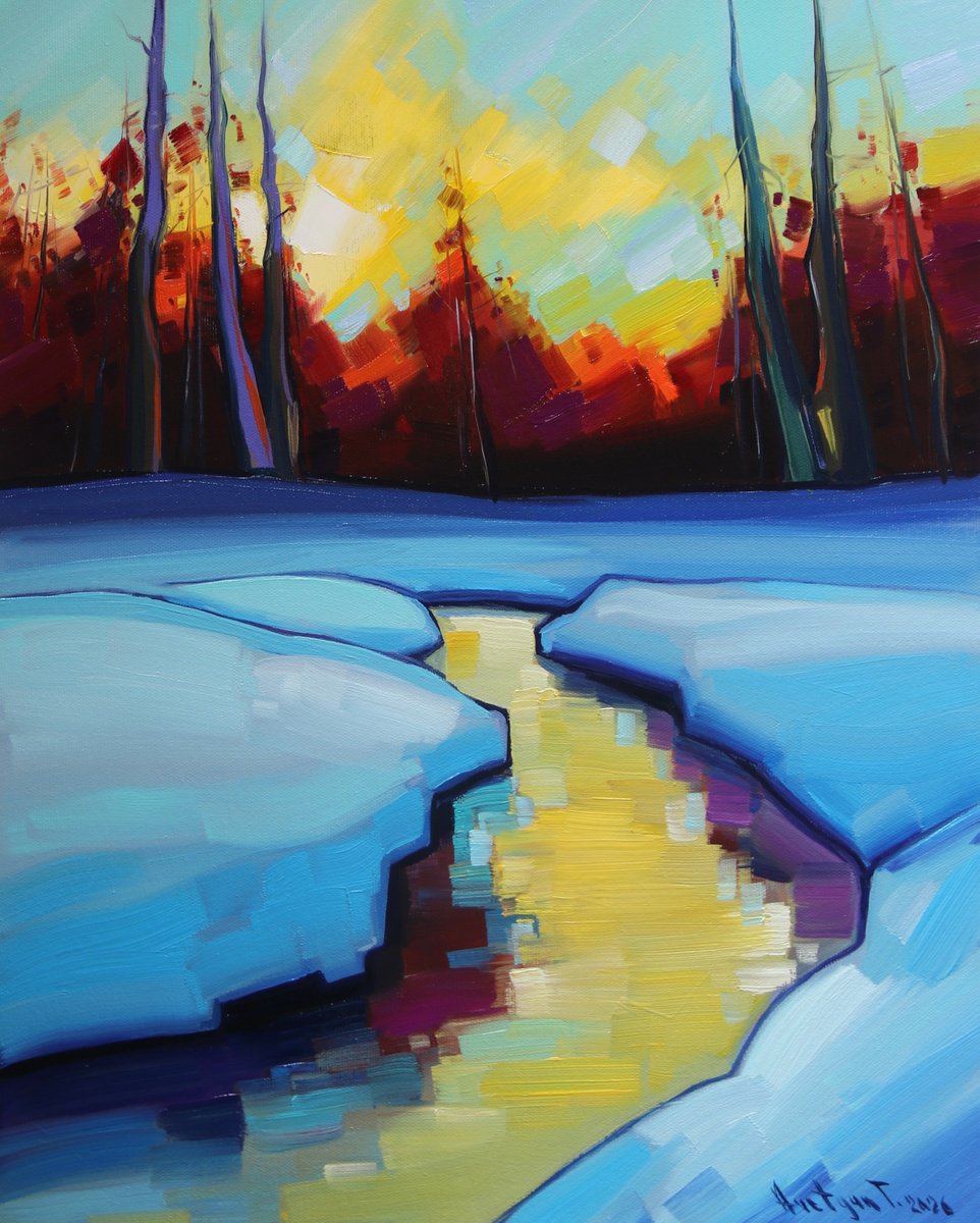 Winter Morning By Tigran Avetyan, 16 X 20, Artwork For Sale On Artfinder