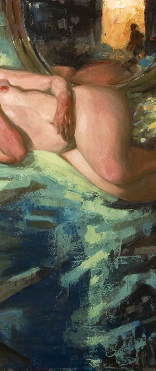 woman in blue 2 by Olivier Payeur