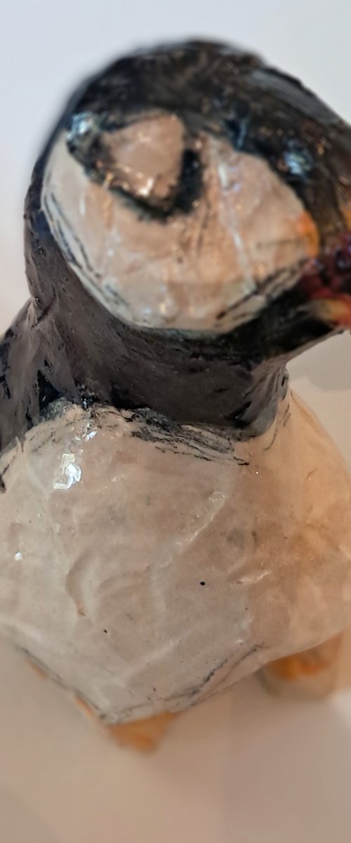 Happy Puffin by Deborah Donnelly