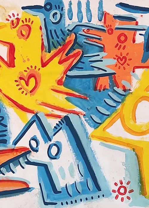 LOVE NATURE 130x210cm by Angel Rivas