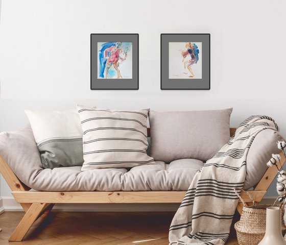 Diptych #1. Dancer