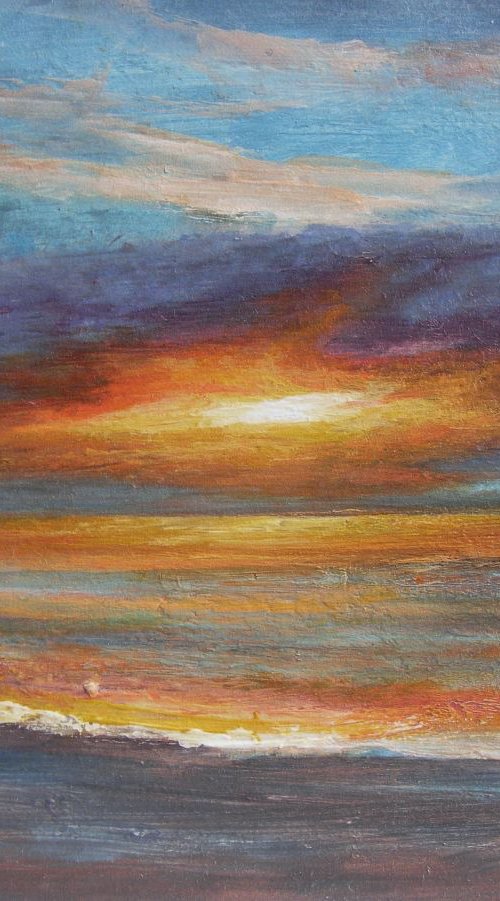 The orange wave by Ivan  Grozdanovski