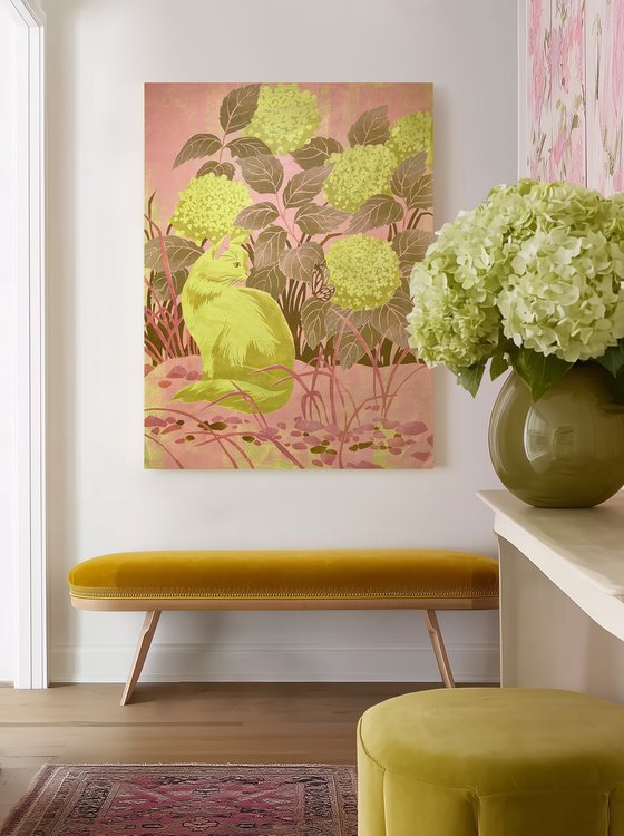 Under the Hydrangea Bush