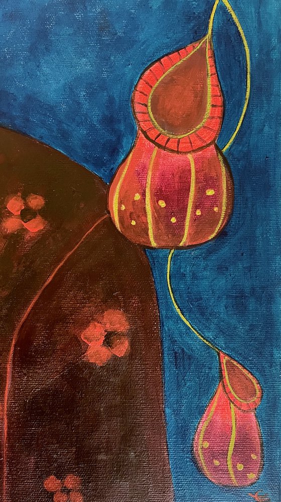 THE LADY WITH A STRAWBERRY BEANIE