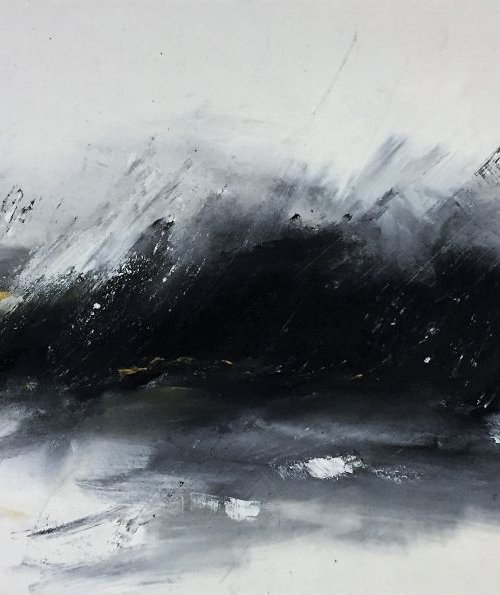 Landscape black and white by Tiny de Bruin