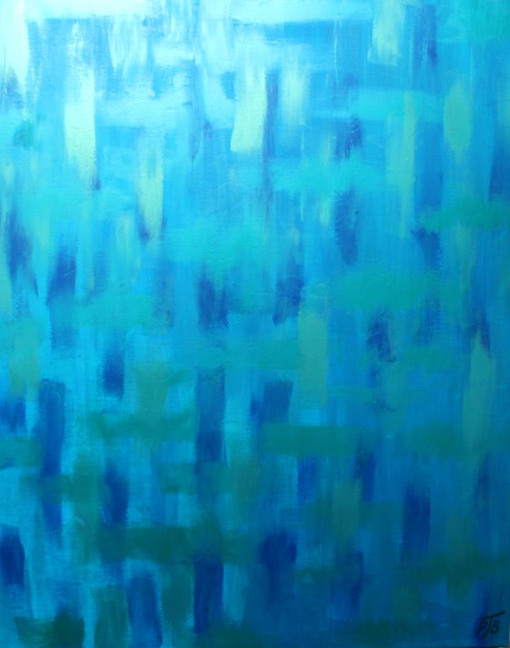 Blue I ( Large 30" x 40 ")