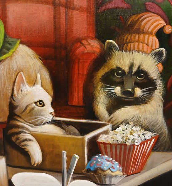 Holidays in the mountain cabin