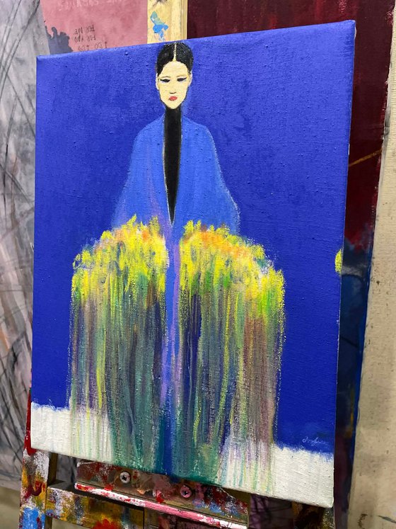 Woman with a Flowers