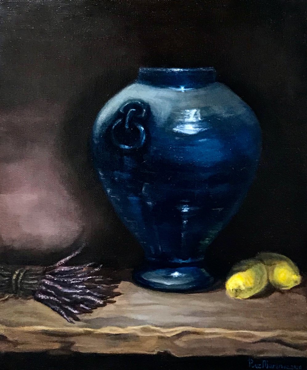 Blue Jug By Marina Deryagina, 16 X 20, Artwork For Sale On Artfinder