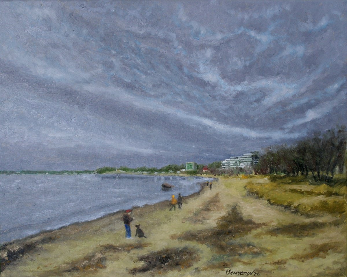 Early Spring In Pirita By Juri Semjonov, 20 X 16, Artwork For Sale On Artfinder
