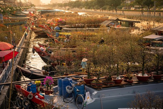 Floating Flower Market