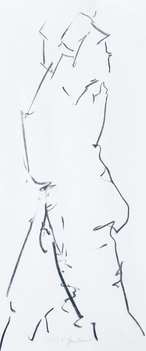 Life Drawing No 153 by Ian McKay