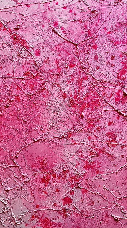 Doubts about the answer - Rose - (n.254) - 80 x 60 x 2,50 cm - ready to hang - acrylic painting on stretched canvas by Alessio Mazzarulli