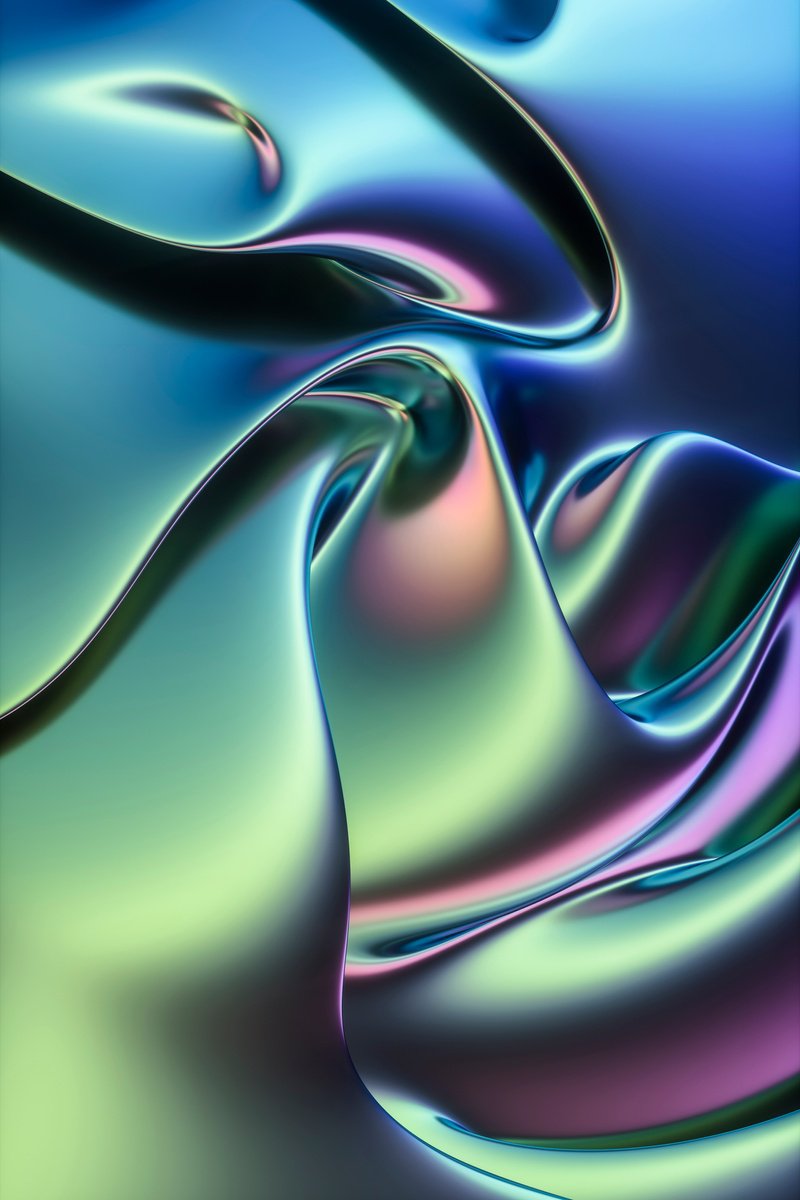 Abstract Giclee Print By Robert Kohlhuber, 8 X 12", Silk I, Original Artwork