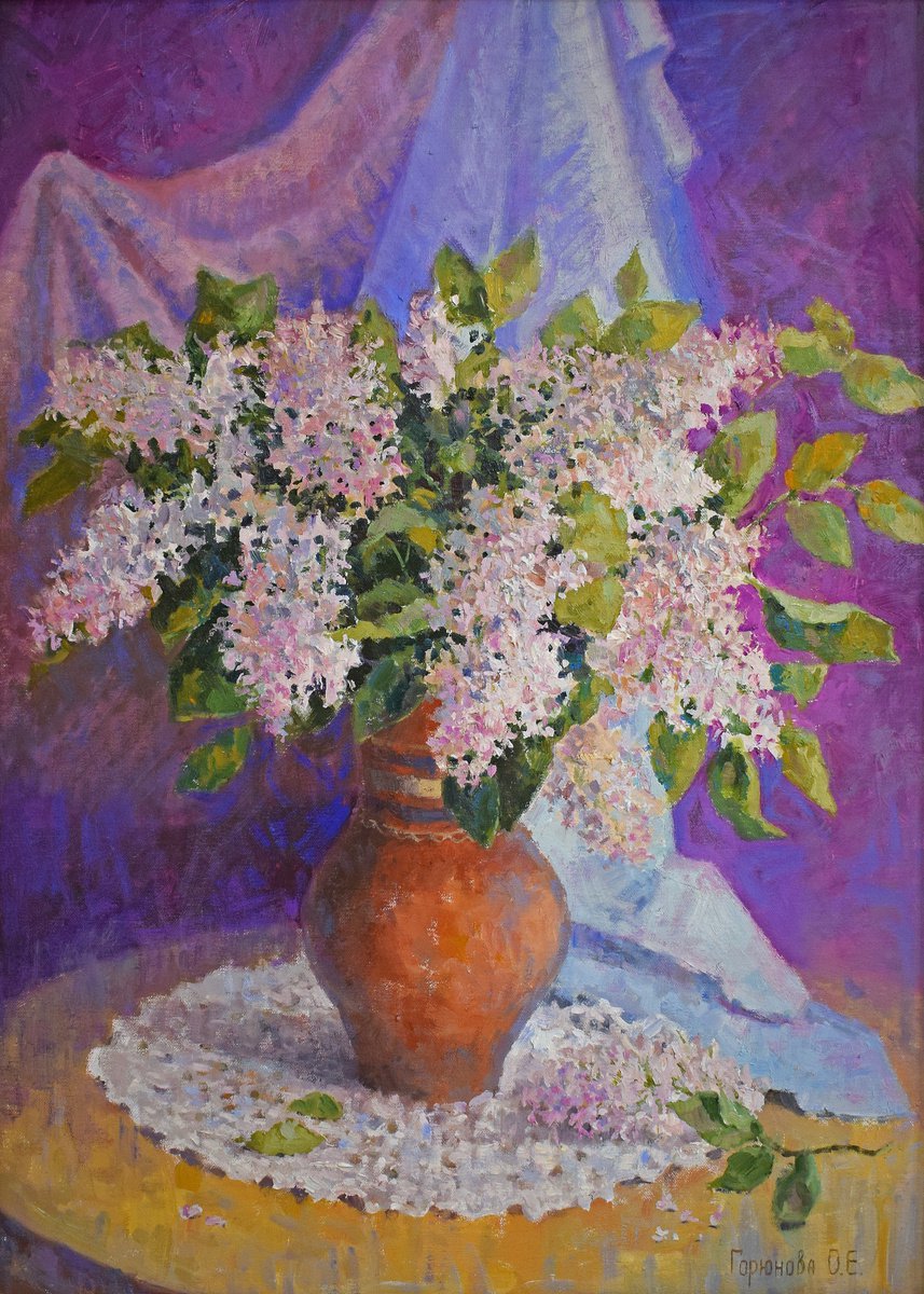 Lilac bouquet by Olga Goryunova