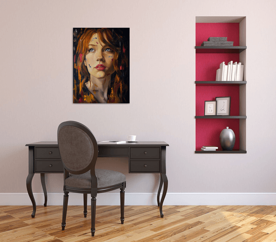 Contemporary woman portrait