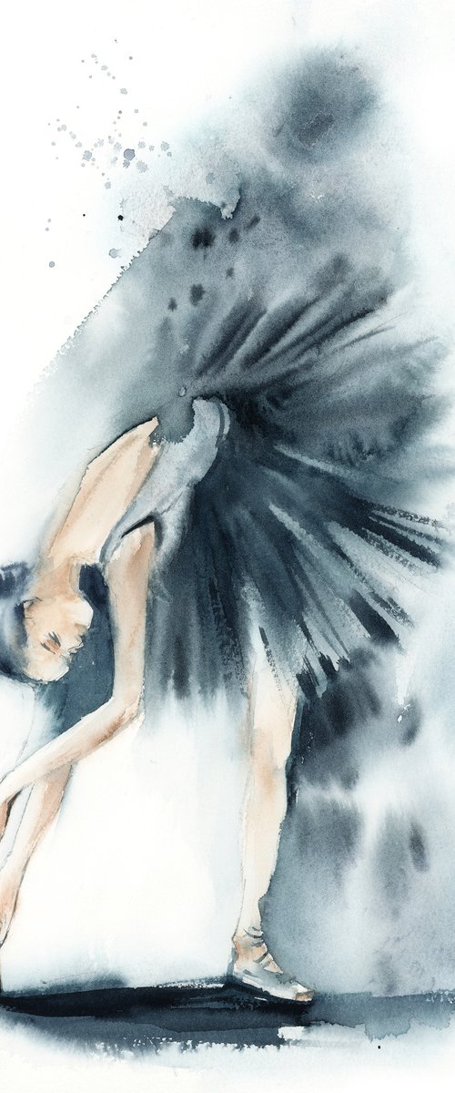 Ballerina in Blue n.2 by Sophie Rodionov