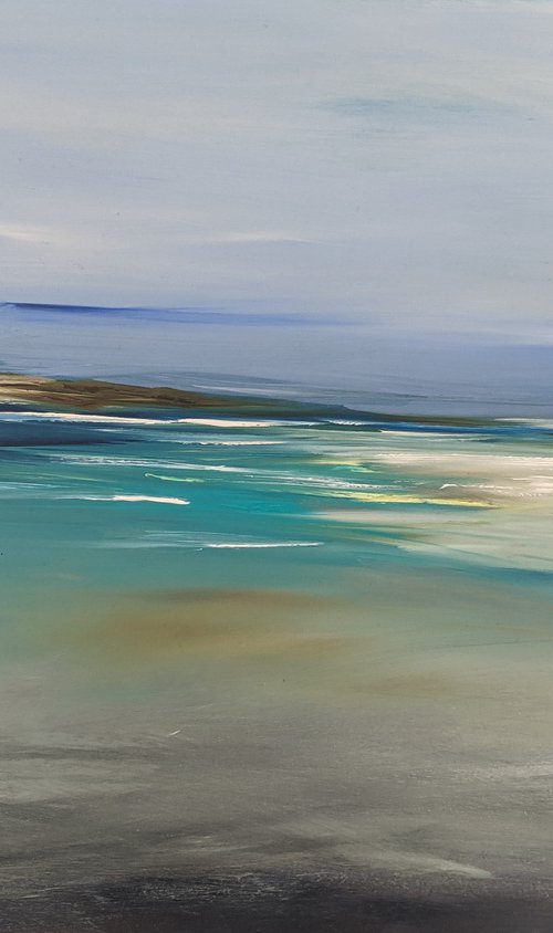Turquoise seascape by Jo Earl