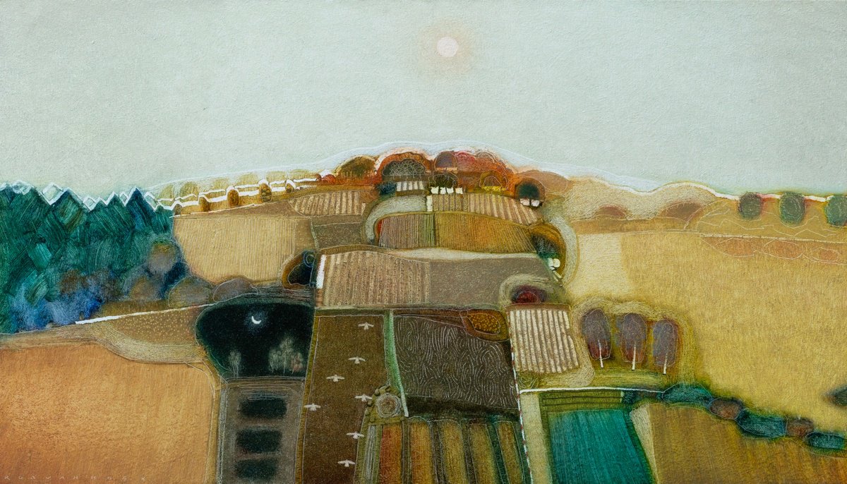 Oil Painting , The Dreams Of The Nighttime... By Rob Van Hoek, 55 X 31, Artwork For Sale On Artfinder