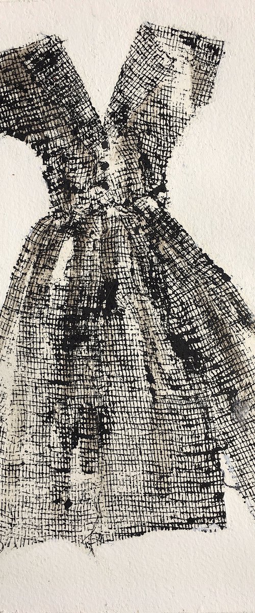 Colleen's Collagraph Dress by Suzsi Corio