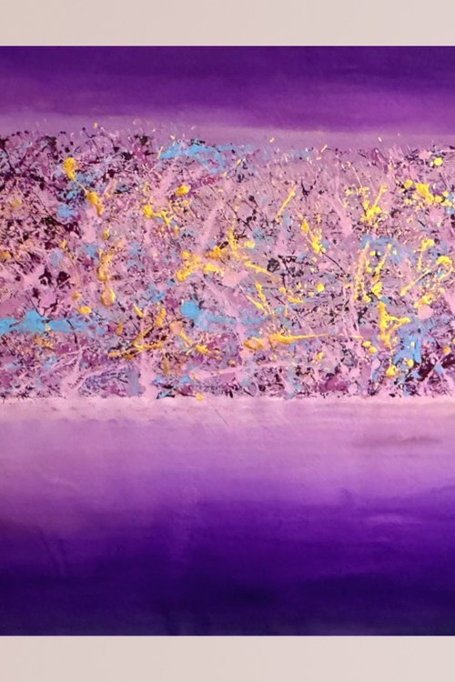 Violet Horizon - XL by Lina Verano